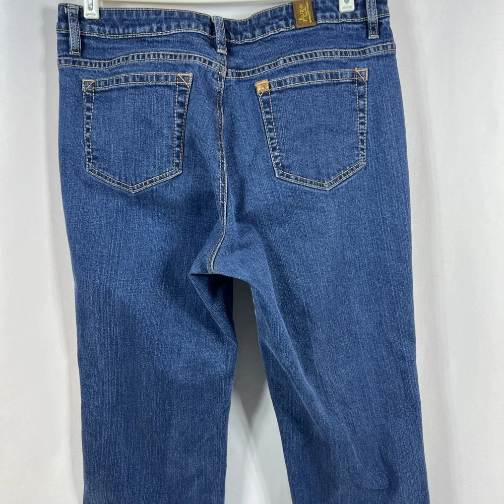 Aura Wrangler Women's Western Cowgirl Blue Denim Rodeo Jeans Size 12P